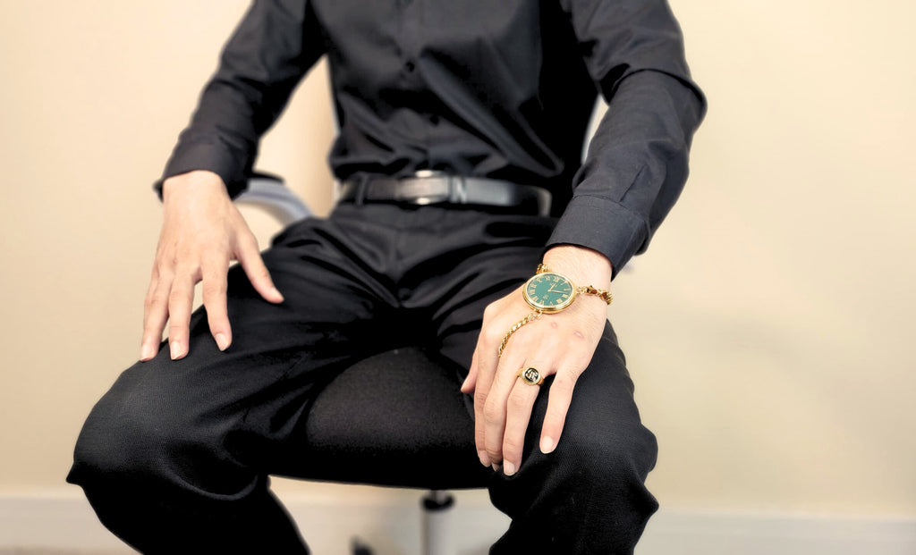 SCH Emerald Gold — Swiss Quartz Luxury Timepiece