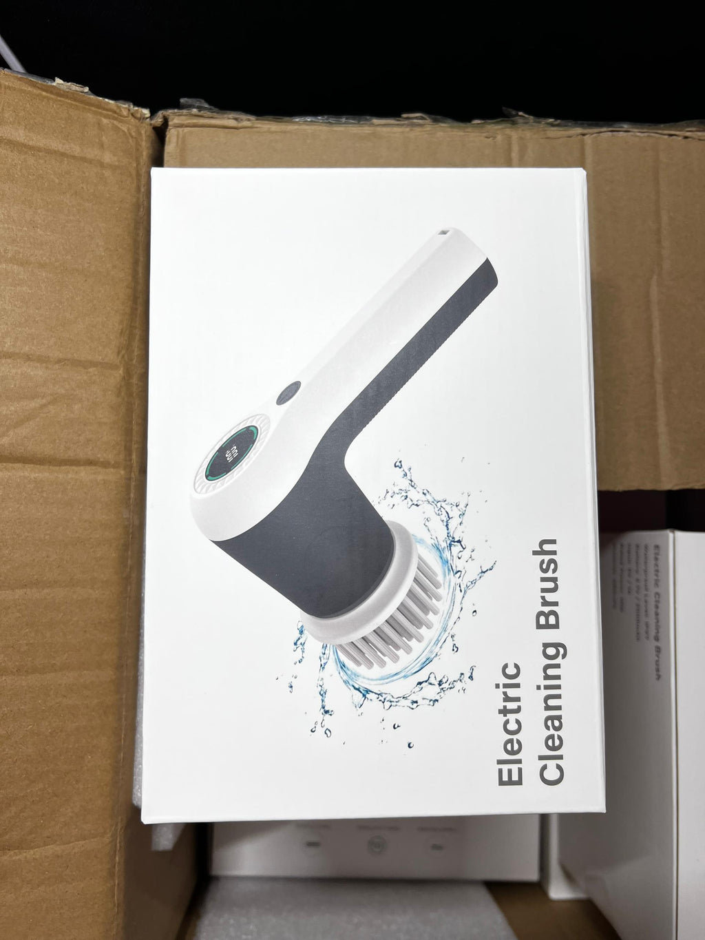 Puftem Electric Spin Scrubber —  Rechargeable Power Cleaner with 6 Brush Heads/ bathroom,kitchen